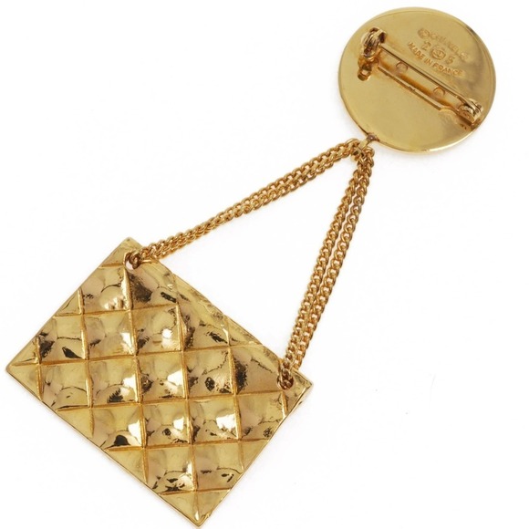 CHANEL Vintage Gold Brooch - Picture 2 of 4